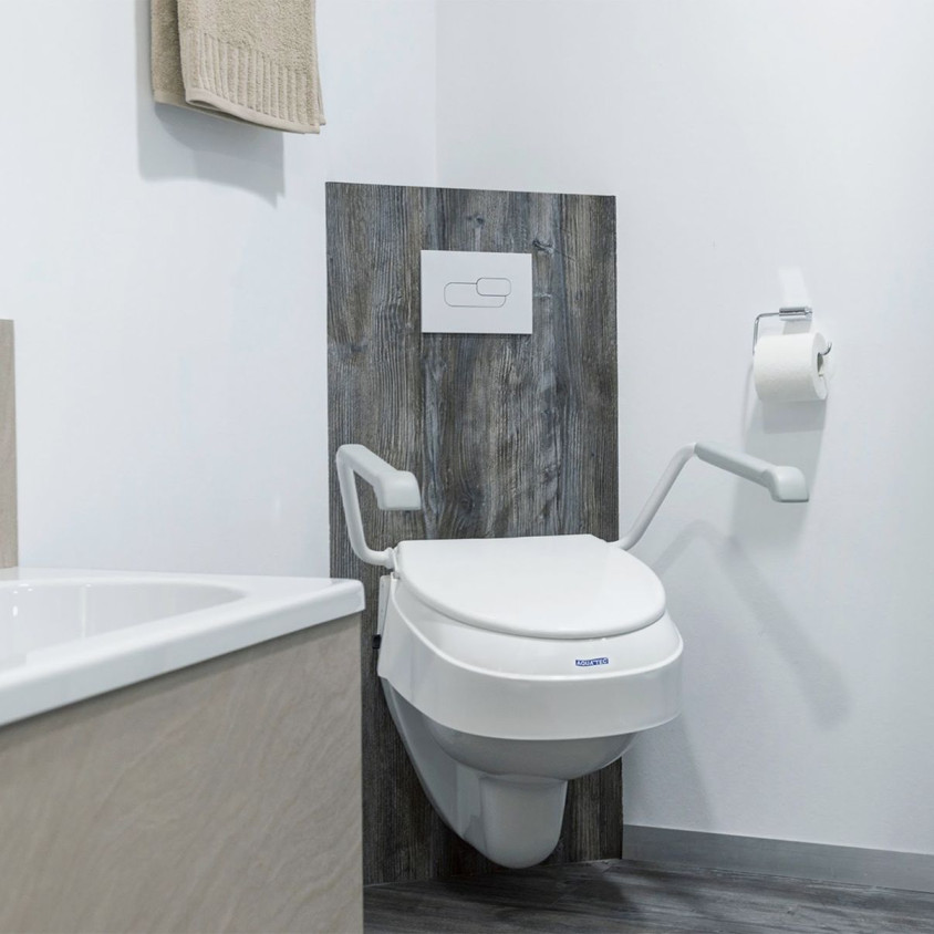 Rehausse WC avec accoudoirs - AQUATEC AT 900