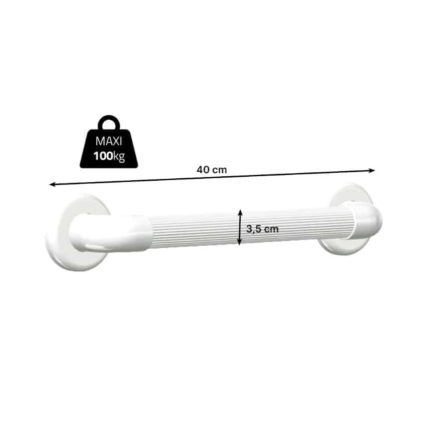 Barre d'appui cannelée