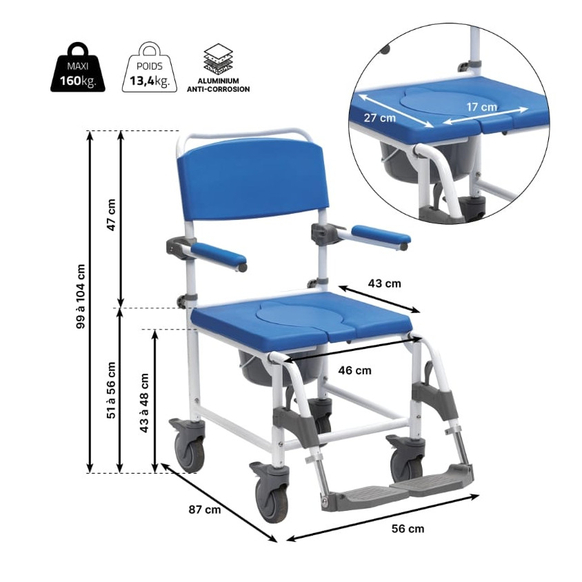Chaise de douche - ASTON