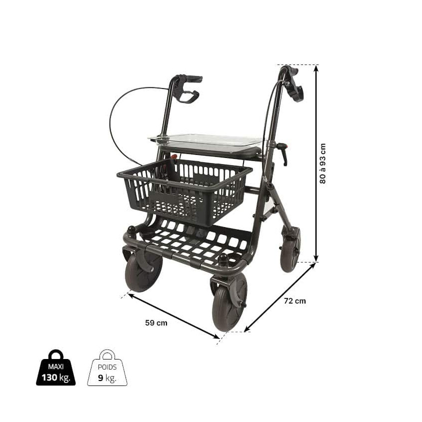 Rollator 4 roues - PRIMO