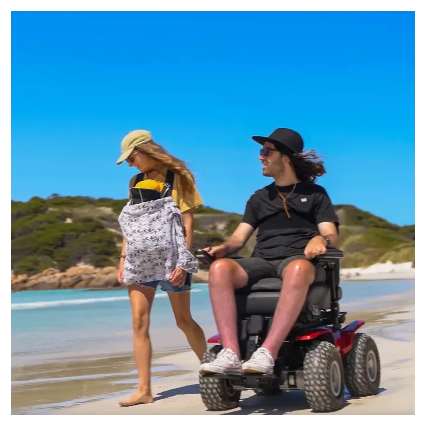 Fauteuil Roulant Électrique 4x4 Magic Mobility XT4 | Tout-Terrain