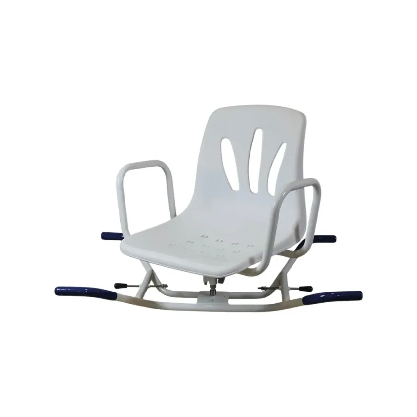 Siège de Bain Pivotant Takia 360° | Accoudoirs & Sécurité 100kg